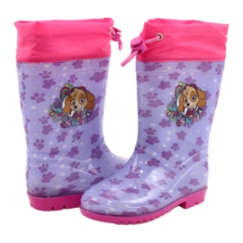 American Club Amerikanische Lavendel Gummistiefel SKYE KAL04 lila rosa 2