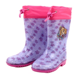 American Club Amerikanische Lavendel Gummistiefel SKYE KAL04 lila rosa 1