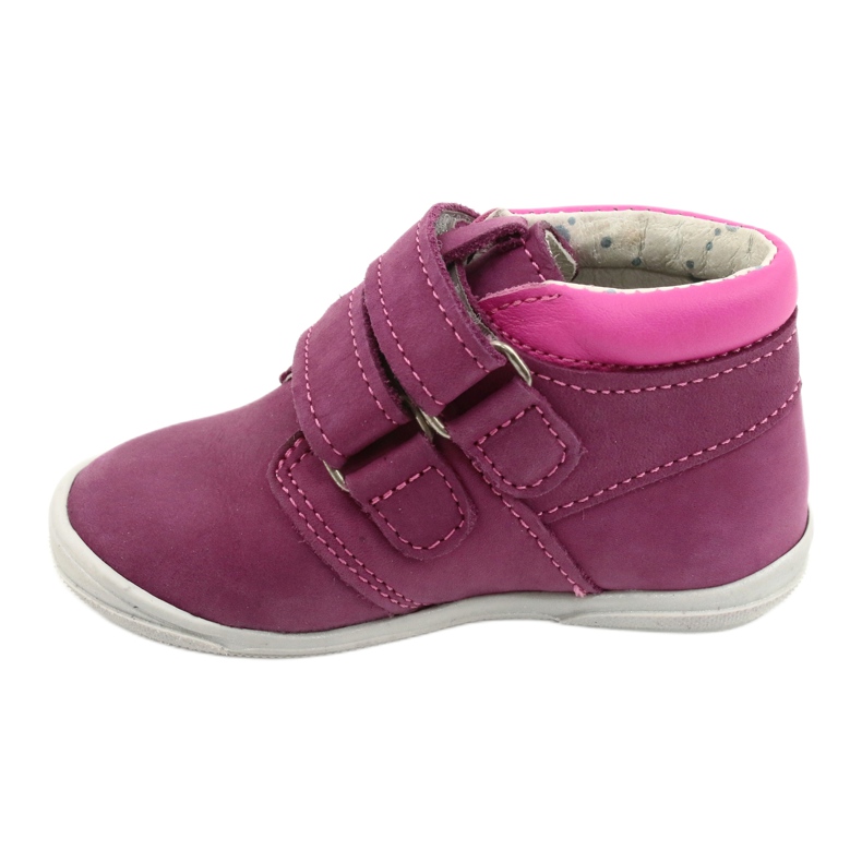 Mazurek Sportschuhe aus Leder mit Klettverschluss 1355 fuchsia-rosa 1