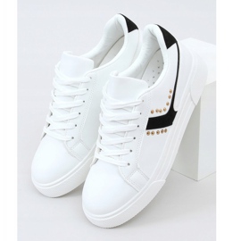 Weiße Damen-Sneaker 1063 Schwarz 1