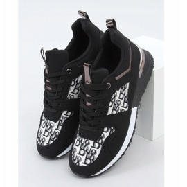 Schwarz AB835 Schwarze Sportschuhe 1