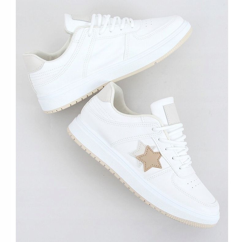 Damen Sneaker ecru BL229P Beige 1