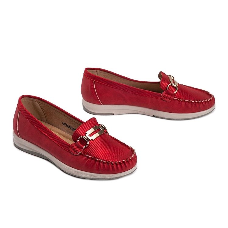 Rot glänzende Devin Loafer 1