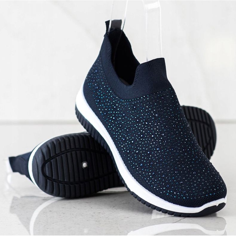 Renda Slip-on-Sneaker für den Frühling marineblau 1
