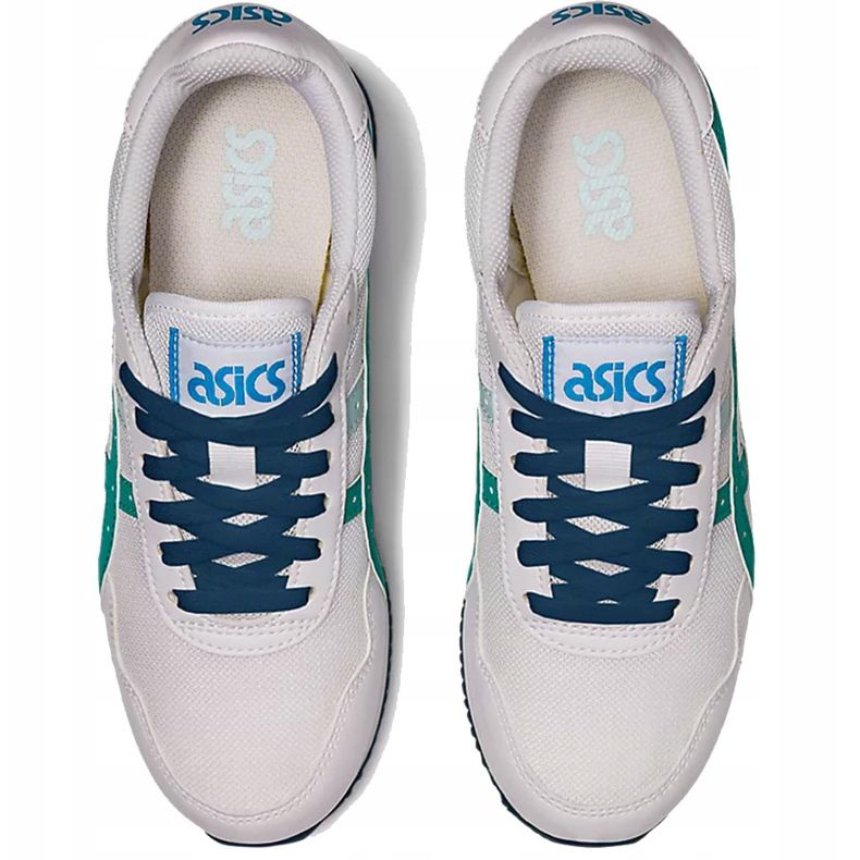 Asics Tiger Runner Gs weiß und blau 1204A015 100 Kinderschuhe mehrfarbig 1