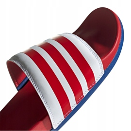 Adidas Adilette Comfort M EG1853 Hausschuhe weiß rot 2