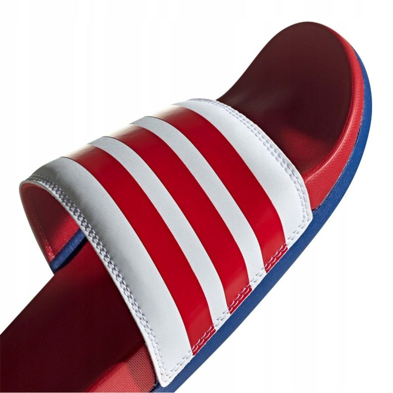 Adidas Adilette Comfort M EG1853 Hausschuhe weiß rot 2