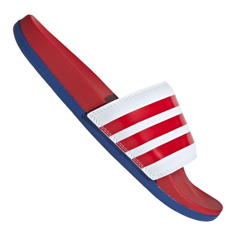 Adidas Adilette Comfort M EG1853 Hausschuhe weiß rot 3
