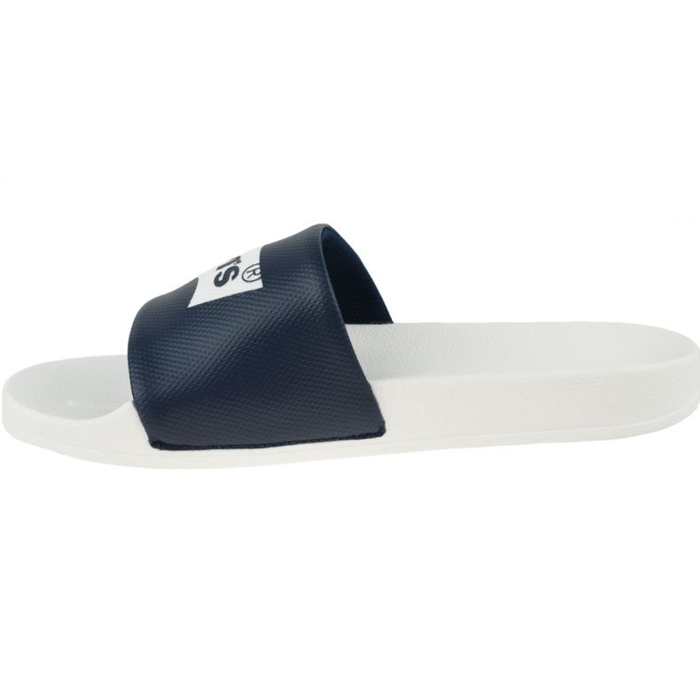 Levi's Batwing Slide Sandale 228998-756-51 weiß marineblau 1