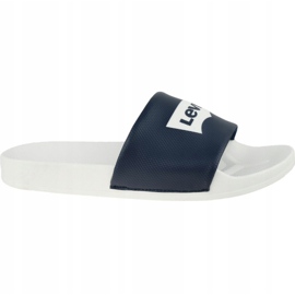 Levi's Batwing Slide Sandale 228998-756-51 weiß marineblau 2
