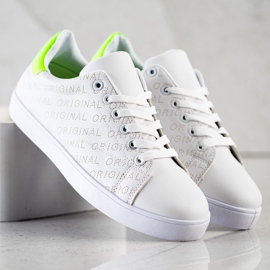 SHELOVET Original niedrige Sneakers weiß 1