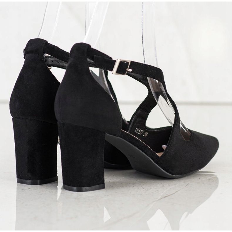 Elegante Sergio Leone Pumps schwarz 1