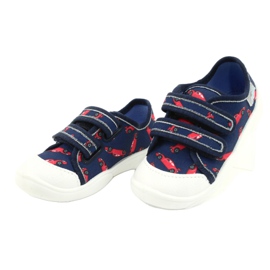 Befado Kinderschuhe 907P133 rot marineblau 2