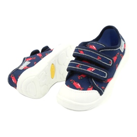 Befado Kinderschuhe 907P133 rot navy blau 3
