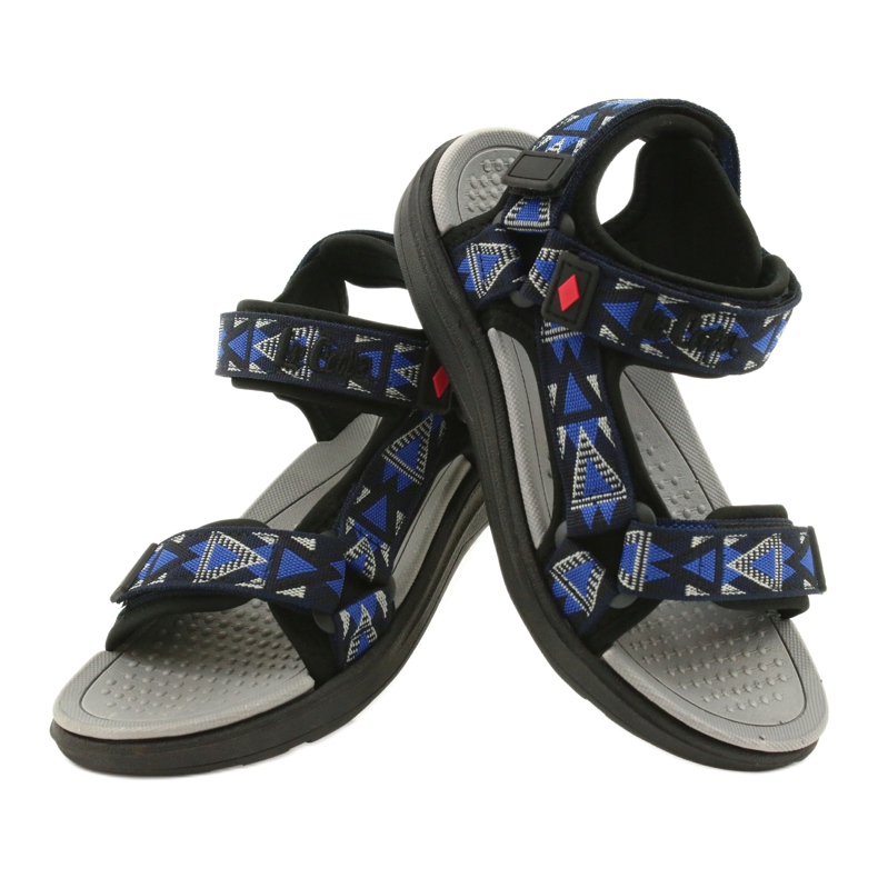 Lee Cooper Kindersandalen Schaumeinsatz 20S-TS-037-1 Schwarz/Blau 3