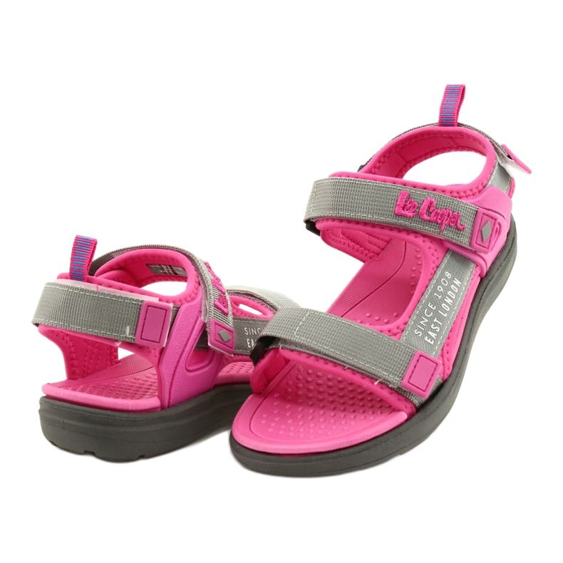 Sandalen Mädchenschuhe Lee Cooper 20S-TS-031 Schaumstoffeinlage rosa grau 3