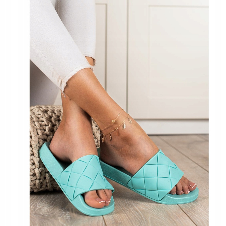 Seastar Bequeme Gummipantoffeln grün 1