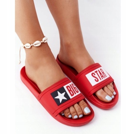 Damen Hausschuhe Big Star Rot DD274A267 2