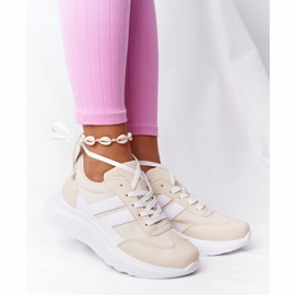 PS1 Damen Sportschuhe Sneakers Beige Holiday weiß 1