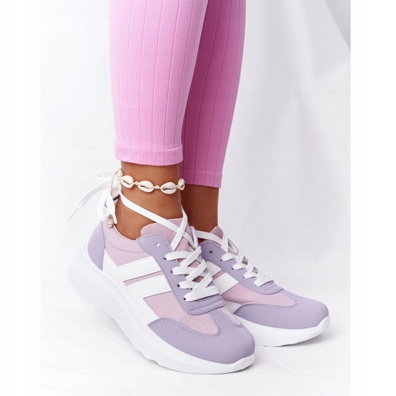 PS1 Damen Sportschuhe Sneakers Violet Holiday weiß lila rosa 2