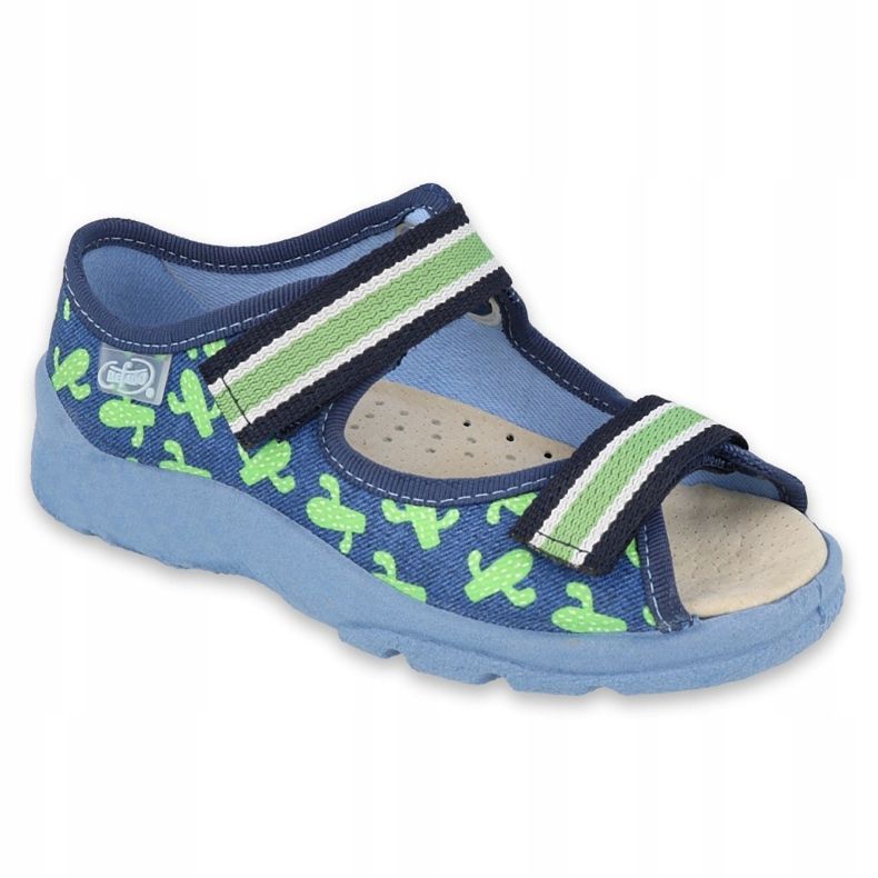 Befado Kinderschuhe 869X147 blau grün 1