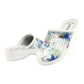 Weiße Comfooty Alessia Flip-Flops mehrfarbig 3