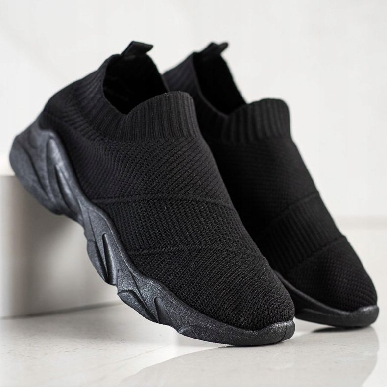 SHELOVET Bequeme Slipper schwarz 1