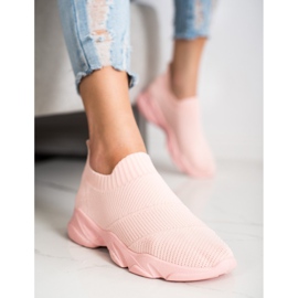 SHELOVET Bequeme Slipper rosa 1