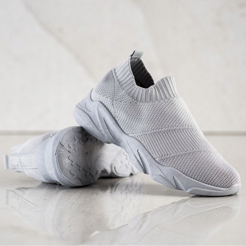 SHELOVET Bequeme Slipper grau 1