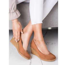 VINCEZA Wildlederpumps braun 1