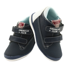 American Club Amerikanische Sportschuhe für Klettverschlüsse GC12 Marineblau 5