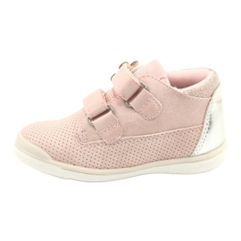 American Club Sportschuhe mit Klettverschluss GC06 / 21 Rosa-Silber 1