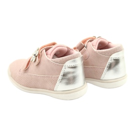 American Club Sportschuhe mit Klettverschluss GC06 / 21 Rosa-Silber 5