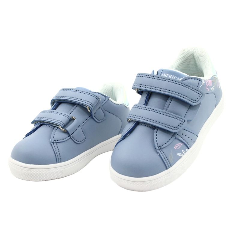 American Club Klettschuhe ES22 / 21 blau silber- 2