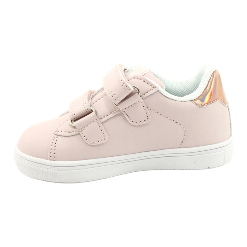 American Club Flowers ES22 / 21 Puderrosa Klettschuhe golden 1