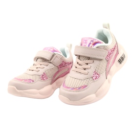 American Club Modische rosa Halographic-Sportschuhe ES23/21 2