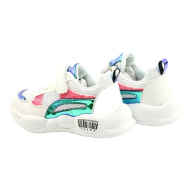 American Club Modische Halographic-Sportschuhe ES23/21 Weiß 5