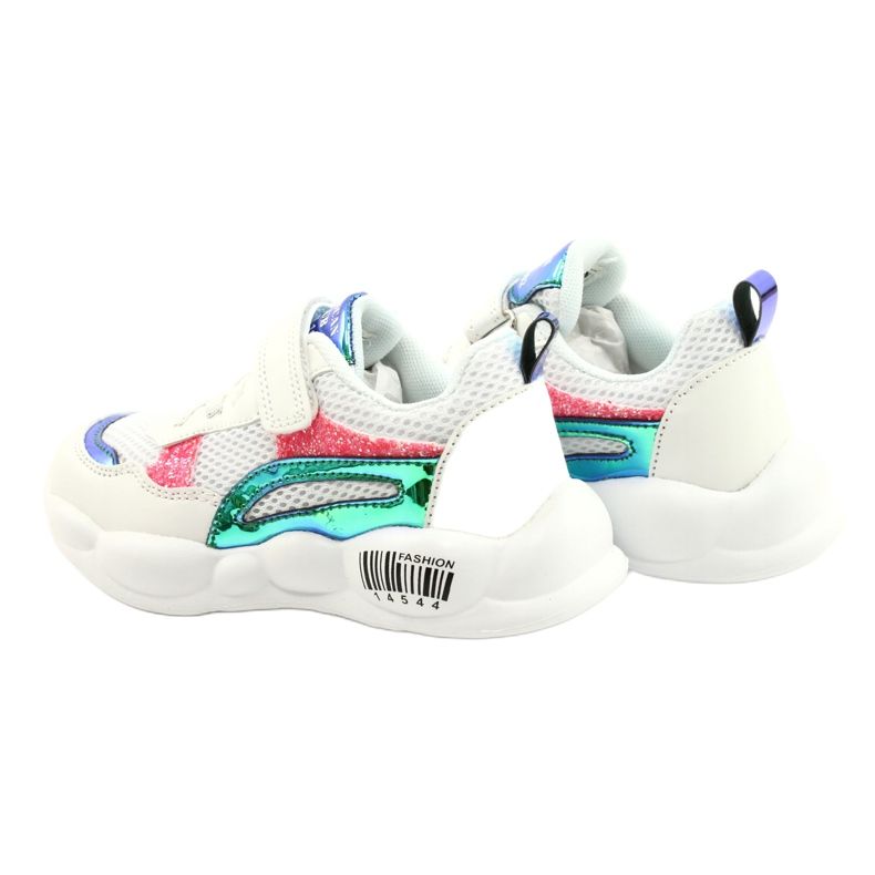 American Club Modische Halographic-Sportschuhe ES23/21 Weiß 5