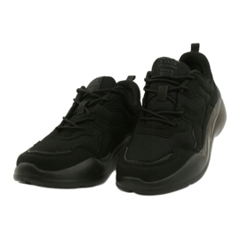 American Club Schwarze Sportschuhe auf EVA WT39 Sohle 2