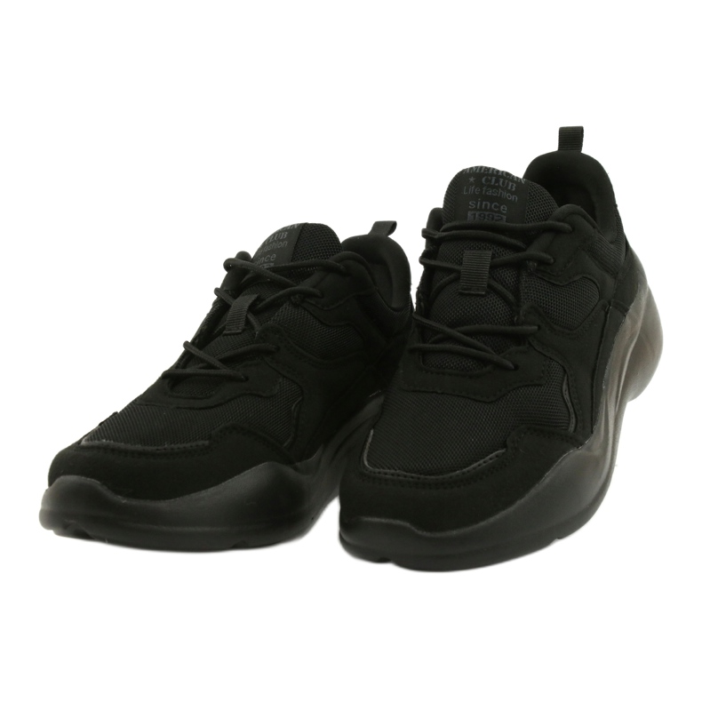 American Club Schwarze Sportschuhe auf EVA WT39 Sohle 2