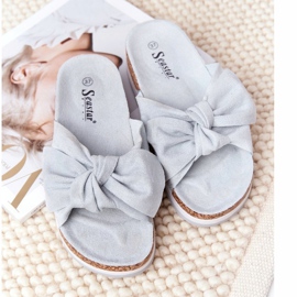 PS1 Hausschuhe auf der so bequemen blauen Plattform 1