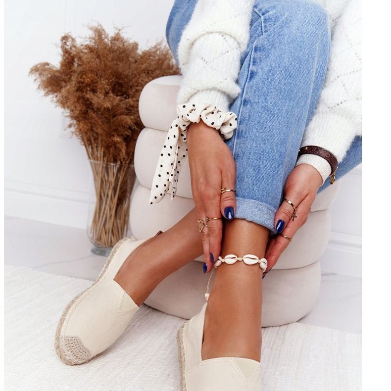 Espadrilles auf geflochtener Sohle Big Star HH274501 Beige 1