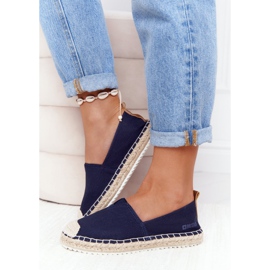Espadrilles auf geflochtener Sohle Big Star HH274500 Marineblau 2
