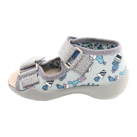 Befado gelbe Kinderschuhe 342P025 grau 1