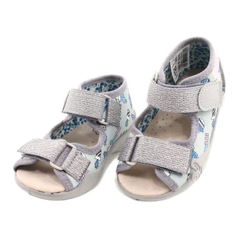 Befado gelbe Kinderschuhe 342P025 grau 2