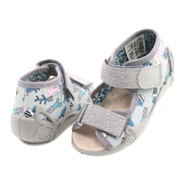 Befado gelbe Kinderschuhe 342P025 grau 4