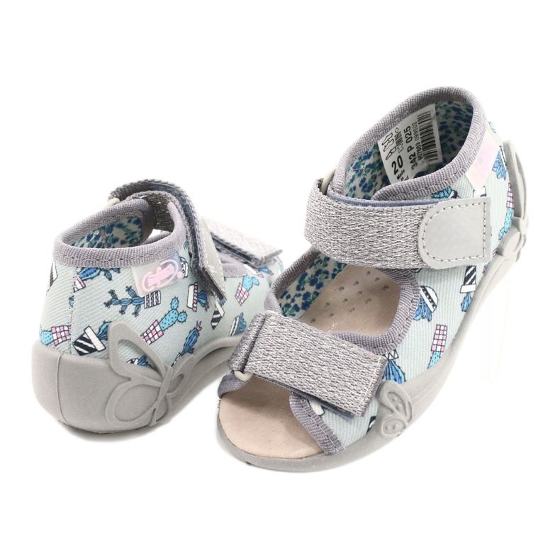 Befado gelbe Kinderschuhe 342P025 grau 4