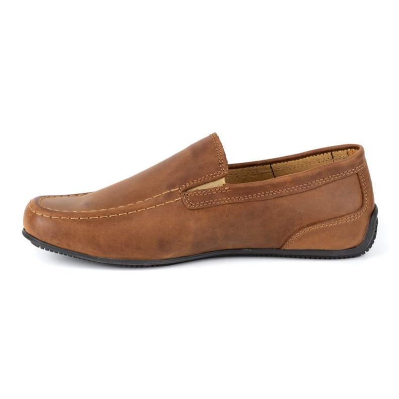 Polbut Herren Lederslipper 2105 camel braun 1