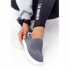 Damen Sneaker Slip-on Big Star FF274A607 Grau 2