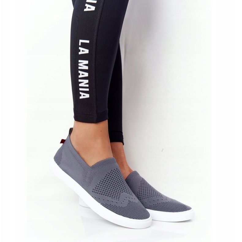 Damen Sneaker Slip-on Big Star FF274A607 Grau 1